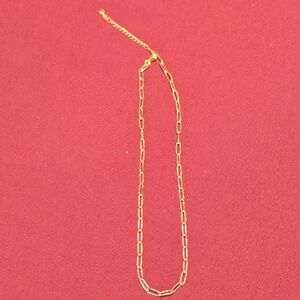 Elegant Goldtone Chain Necklace
